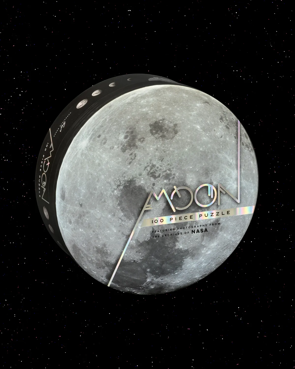 Chronicle Moon 100 puslespill NASA måne rund