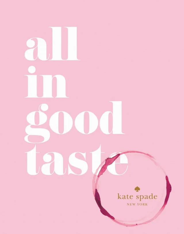 kate spade all in good taste innbundet selskapsbok