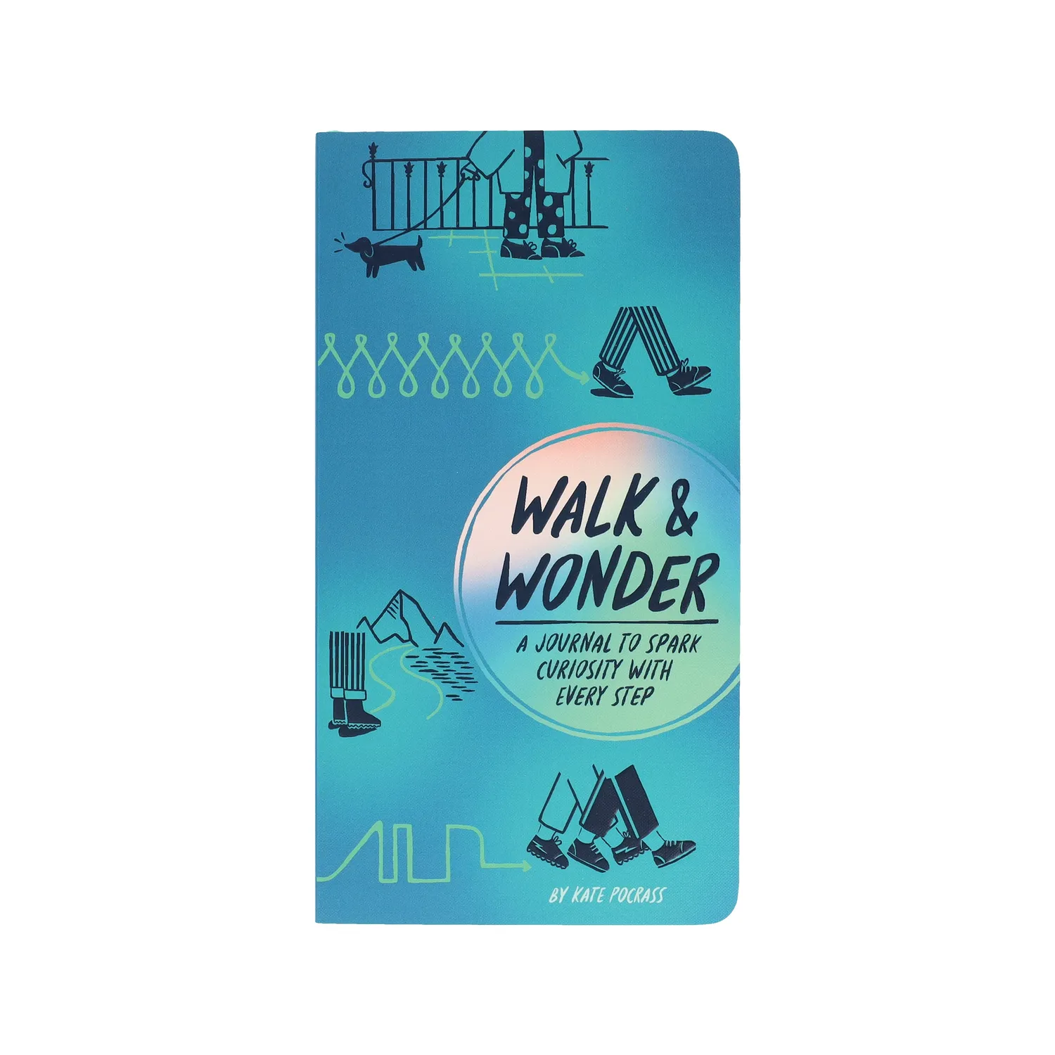 Abrams Chronicle Books Walk & Wonder dagbok udatert tur