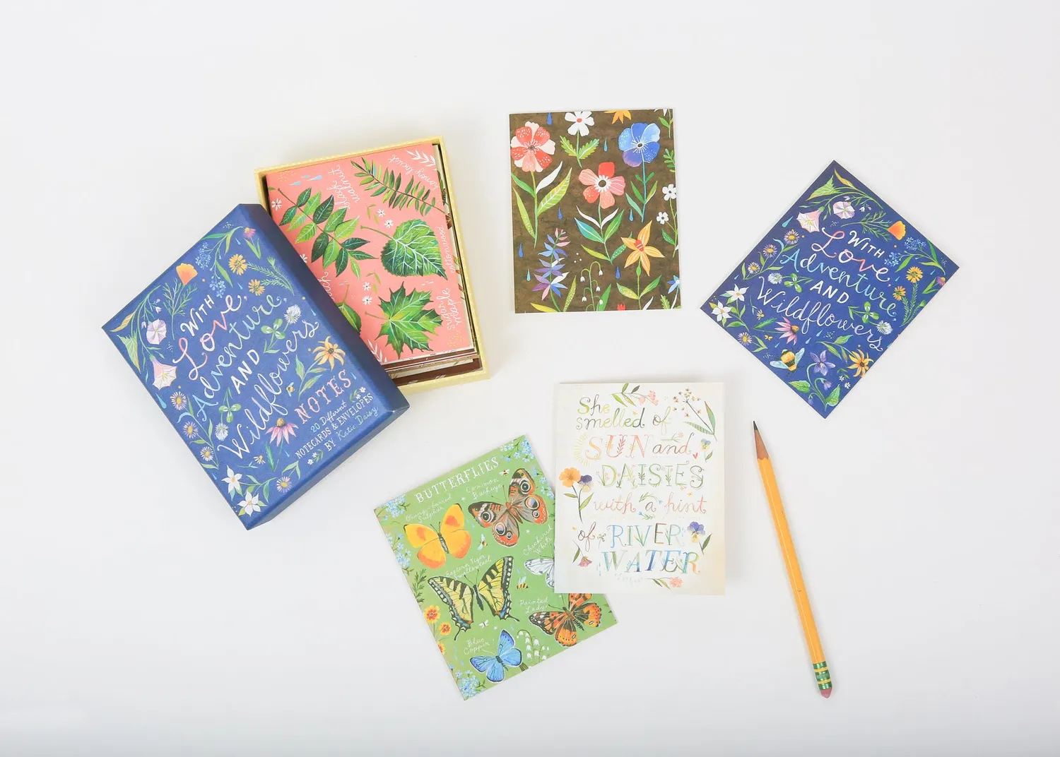 Abrams and Chronicle Wildflowers Notes kortsett 20 notatkort blomster