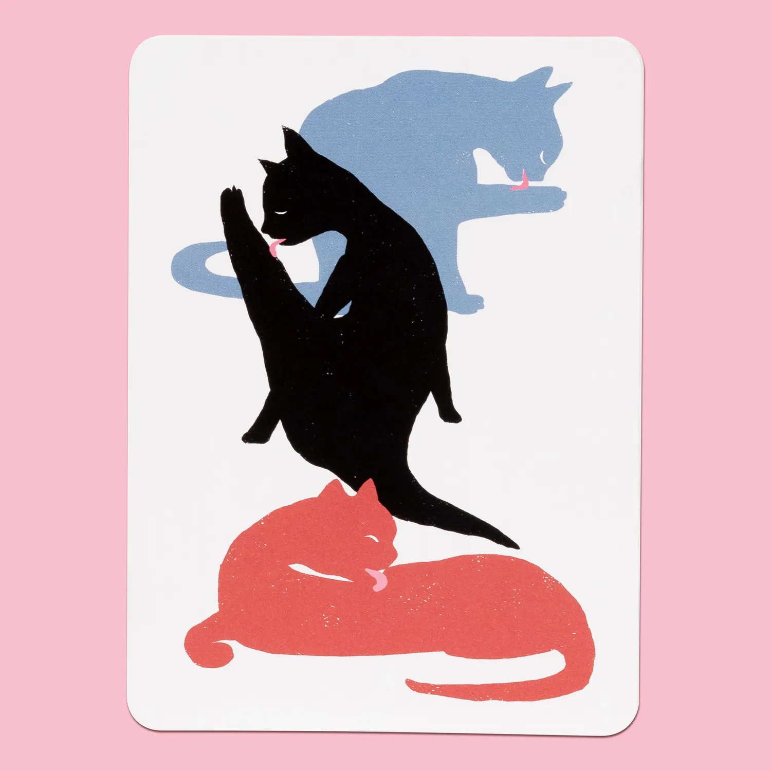 Le Chat Noir 20 korrespondansekort med konvolutter katt