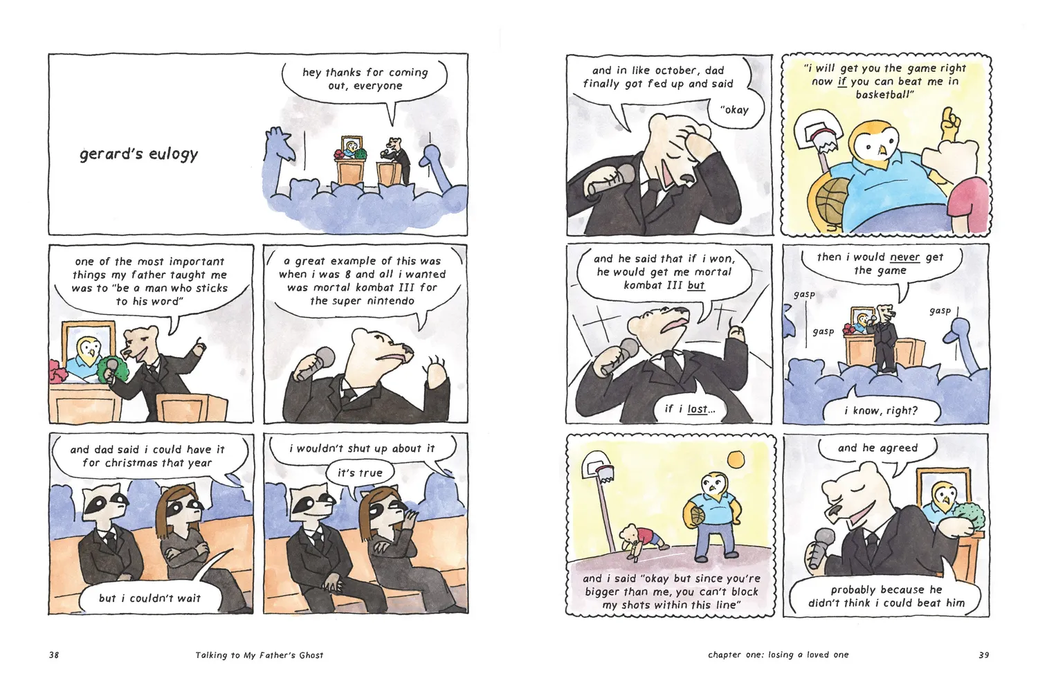 Chronicle Books Talking to My Father’s Ghost tegneserieroman pocket