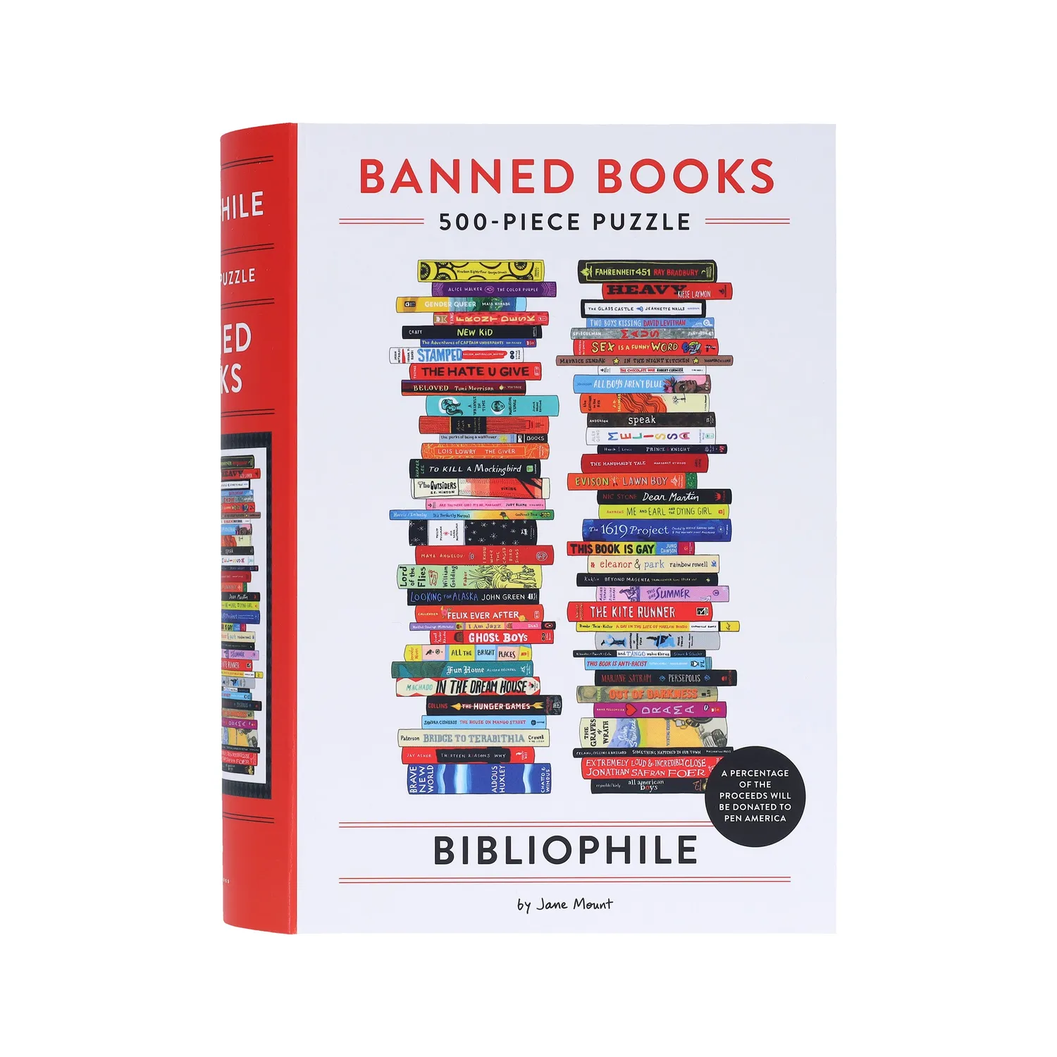 Abrams and Chronicle Bibliophile Banned Books puslespill 500 brikker