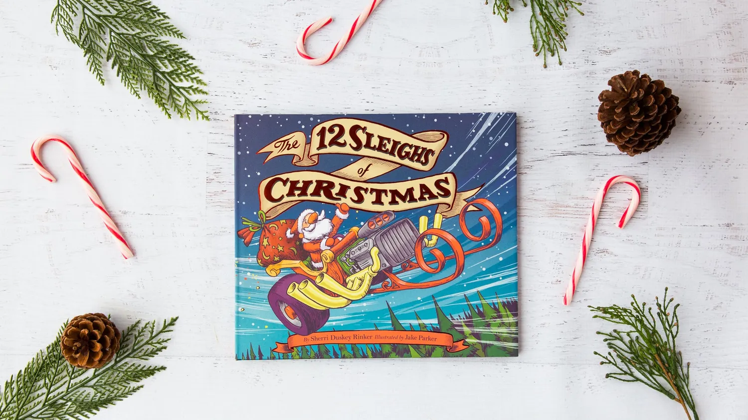 Abrams & Chronicle Books The 12 Sleighs of Christmas barnebok