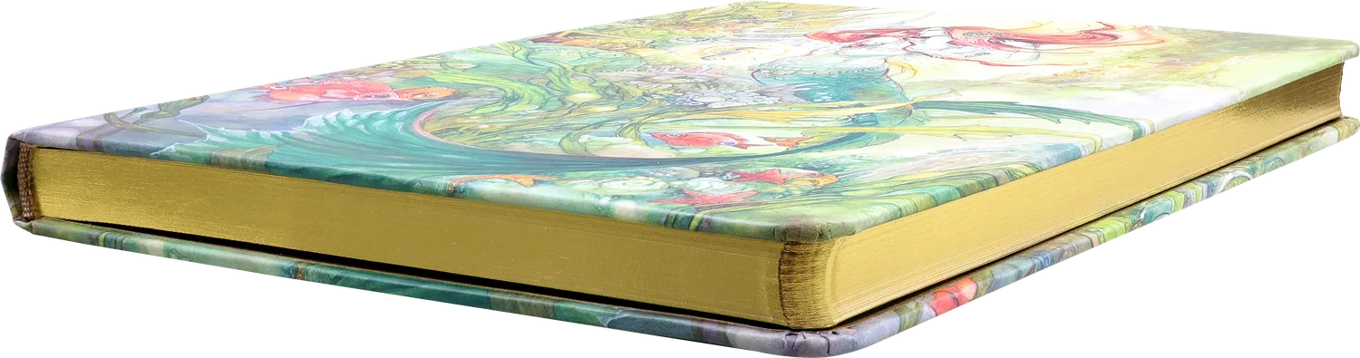 Peter Pauper Press Mermaid dagbok innbundet linjert 160 sider