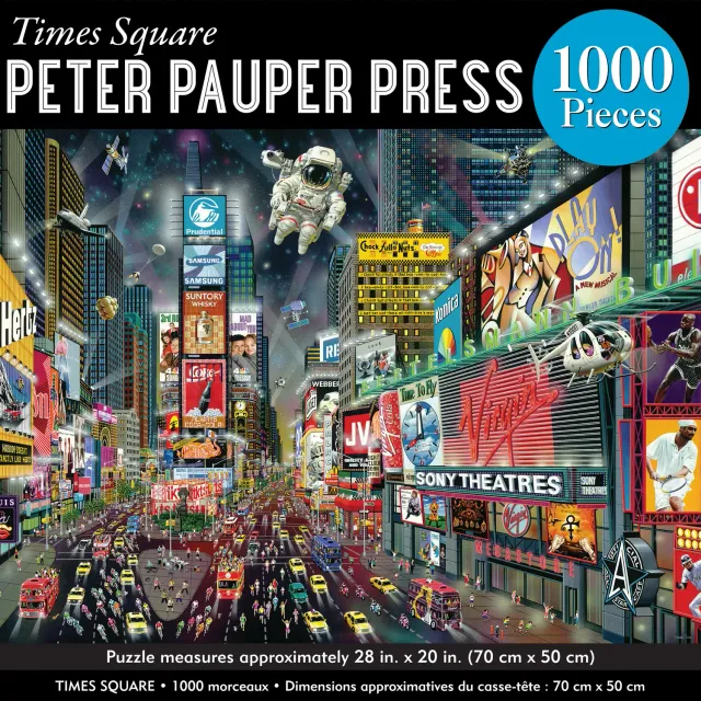 Peter Pauper Press Times Square puslespill 1000 brikker