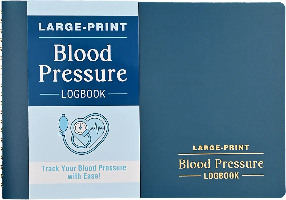 Peter Pauper Press Blood Pressure Logbook blodtrykksbok 104 sider