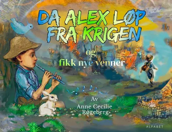 Bokia Da Alex løp fra krigen billedbok innbundet