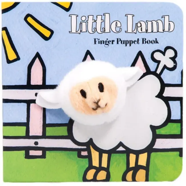 Abrams and Chronicle Little Lamb pekebok med fingerdukke