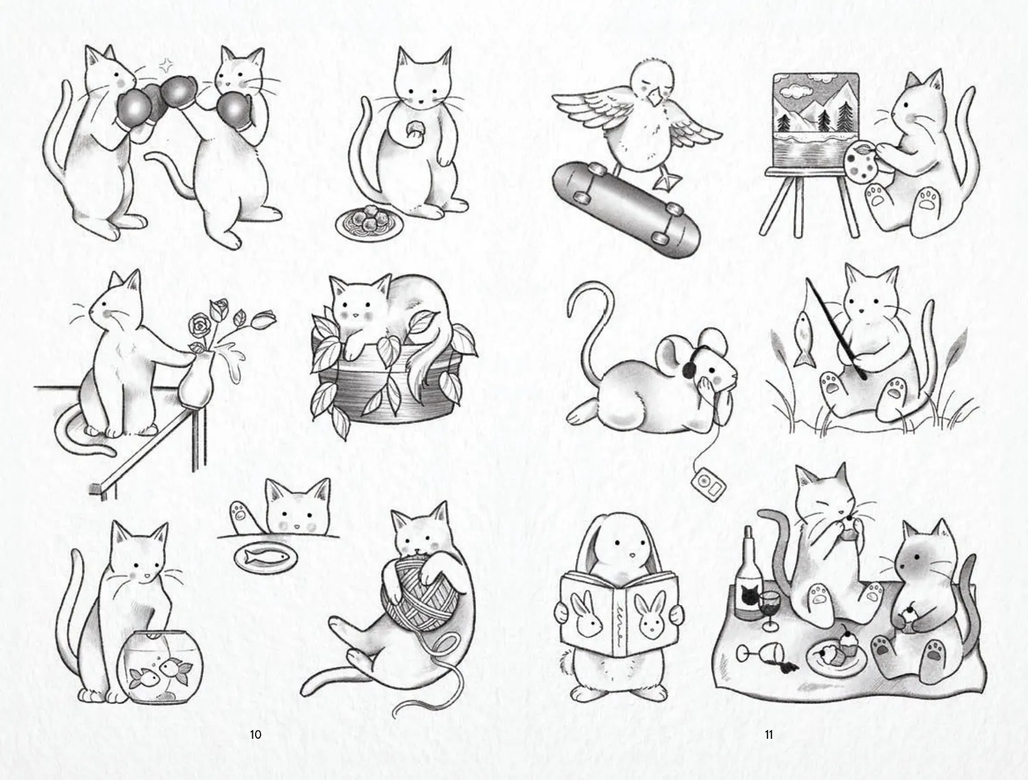 Chronicle Itty Bitty Ink Tiny Tattoo inspirasjonsbok innbundet
