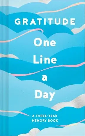 Abrams and Chronicle Gratitude One Line a Day dagbok treårs