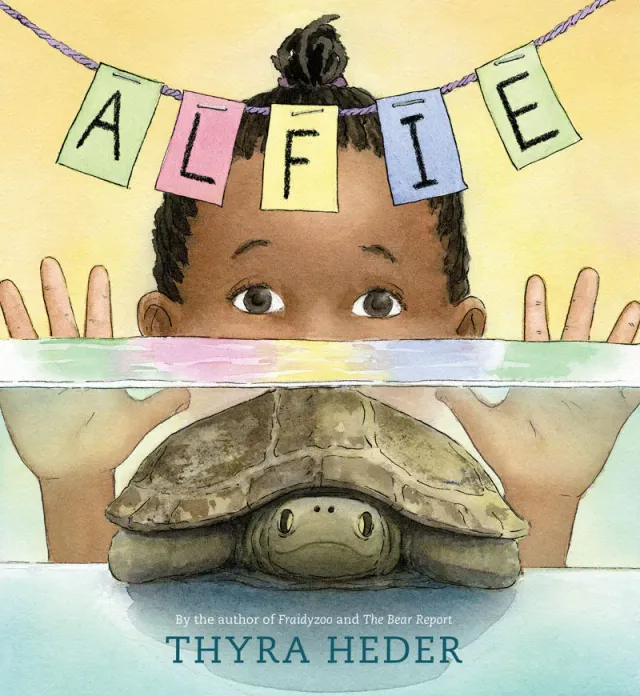 Abrams Alfie innbundet barnebok 4–8 år skilpadde