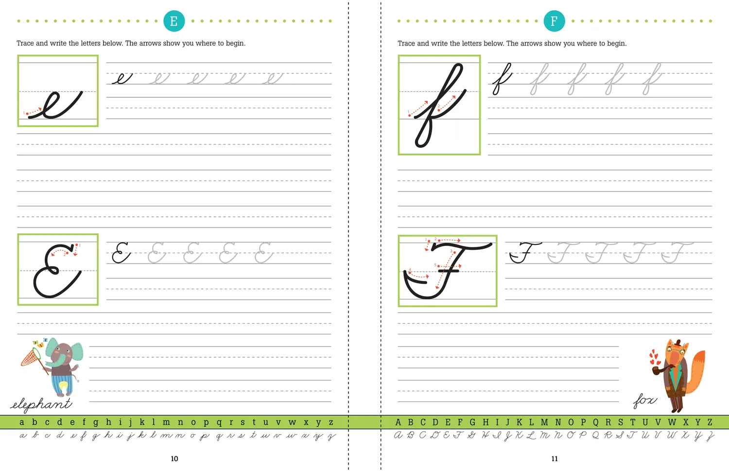Peter Pauper Press Handwriting Learn Cursive arbeidsbok løkkeskrift