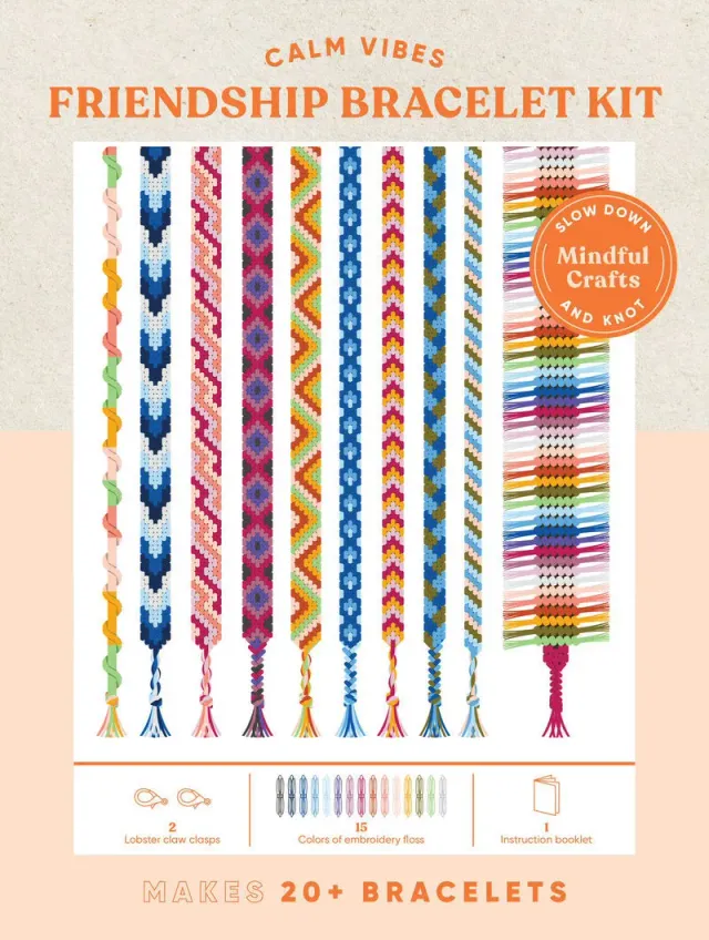Mindful Crafts Calm Vibes Friendship Bracelet hobby sett