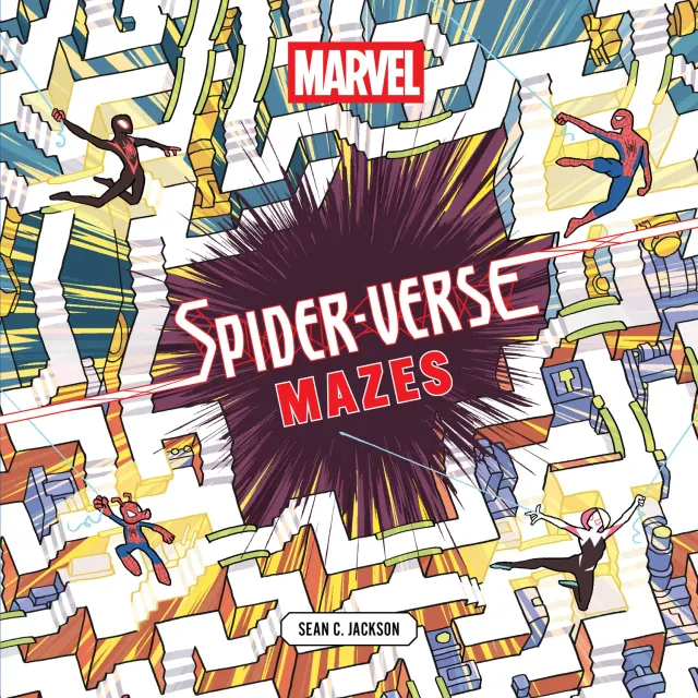 Marvel Spider-Verse Mazes pocket labyrintbok