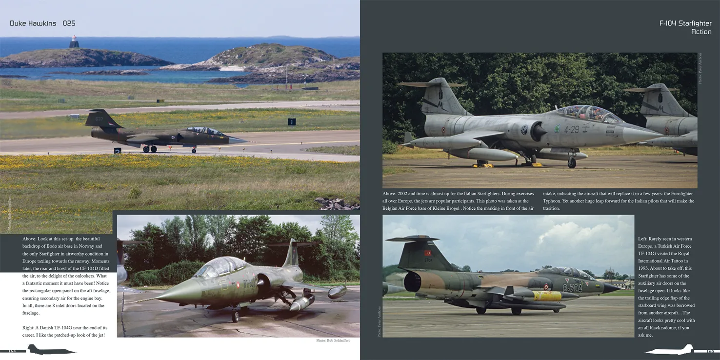 Duke Hawkins F-104 Starfighter bok Mach 2 jagerfly