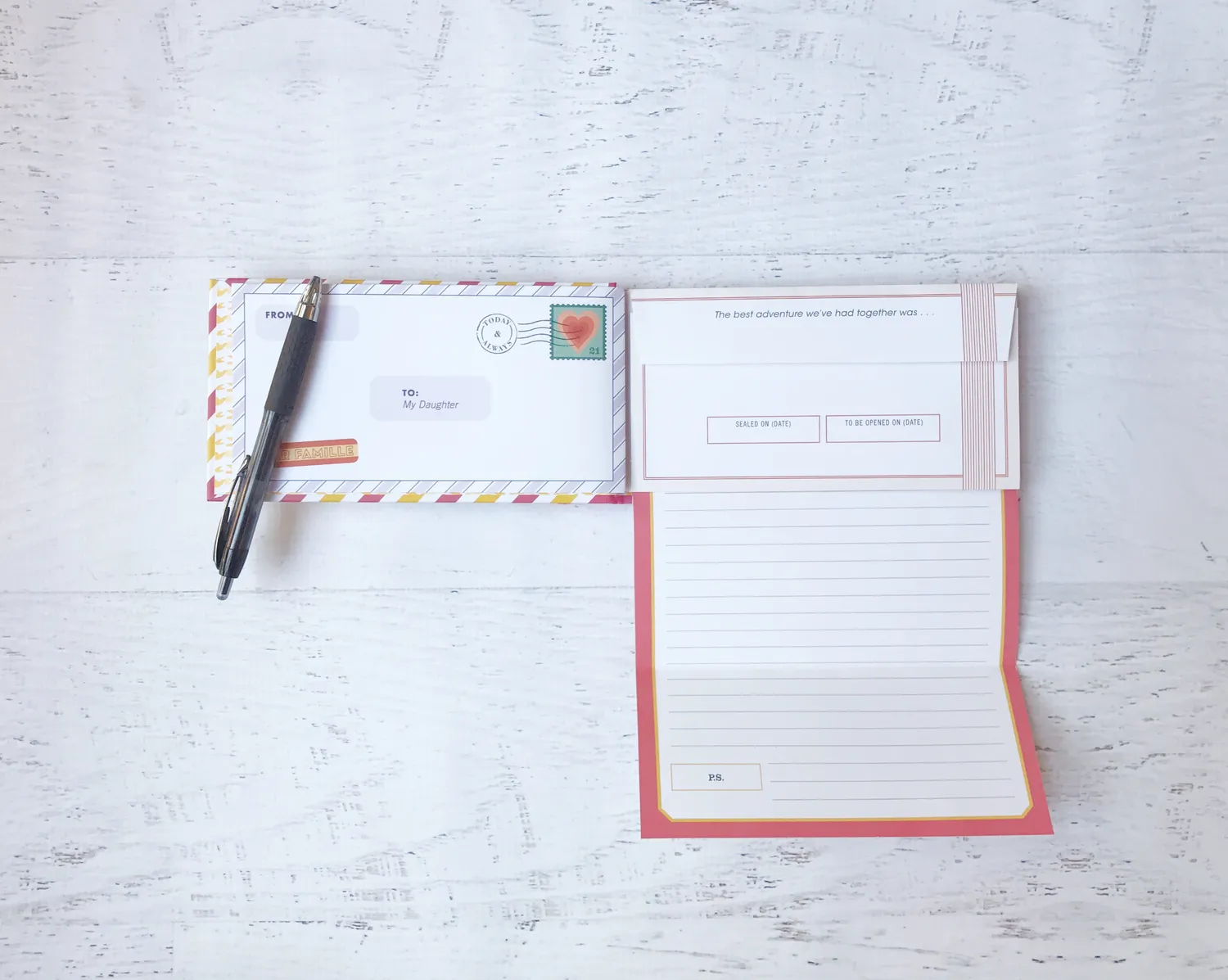 Chronicle Books Letters to My Daughter brevsett – 12 brev
